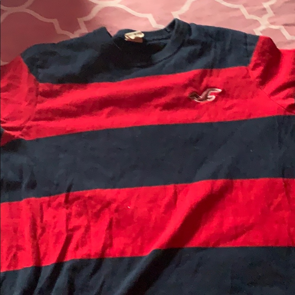 Striped  Hollister T Shirt